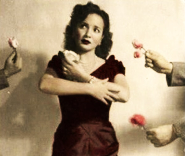 Woman with surplus courtship