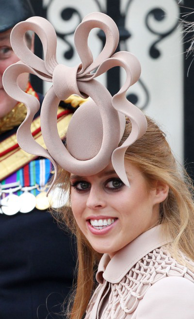 Yes, that is a real hat.