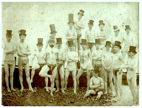 Early PUAs hold a "boot camp" on a beach.