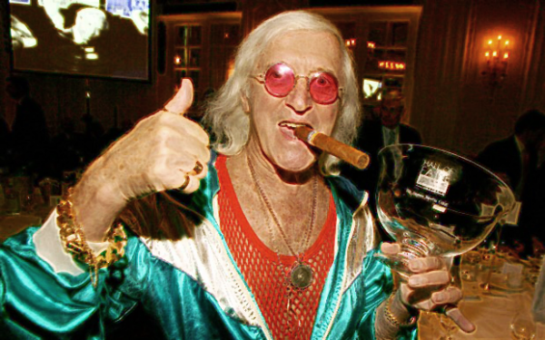 Jimmy Saville: The real victim? (Uh, no.) 
