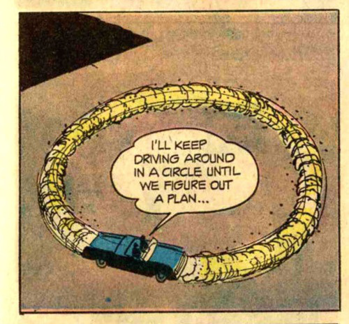 For MRAs, driving in circles IS the plan.