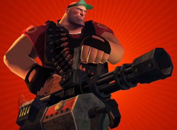 Yeah, this dude and his gun are totally realistic in every way.