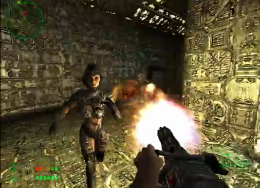 It's a woman! Shoot her! 