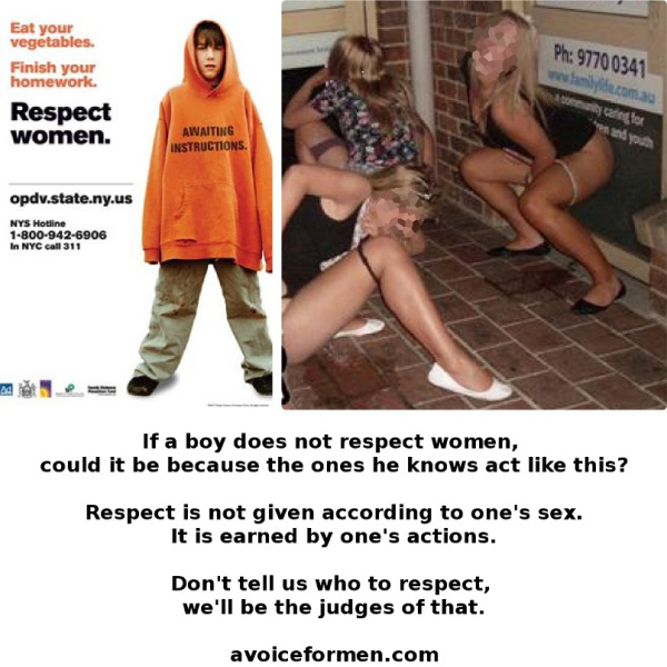 From A Voice for Men. I've blurrred the women's faces.