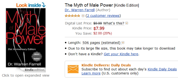 Yep, that's a butt on the cover. He put a butt on the cover. Men are oppressed by women's butts. 